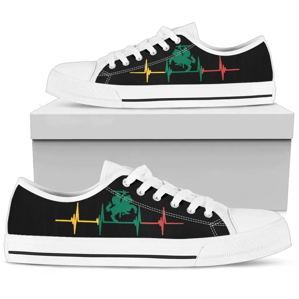 Lithuania Shoes - Vytis Heartbeat Style low_top_Shoes RLT6