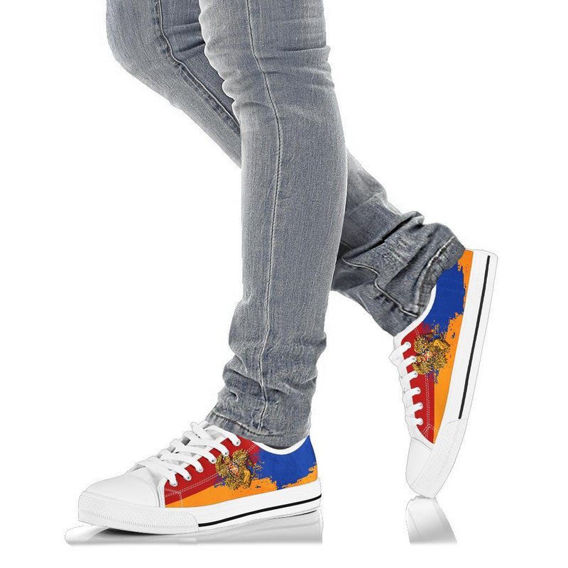 Armenia Special Coat of Arms Low Top Shoes RLT8