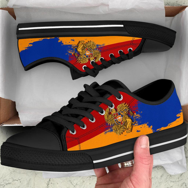 Armenia Special Coat of Arms Low Top Shoes RLT8