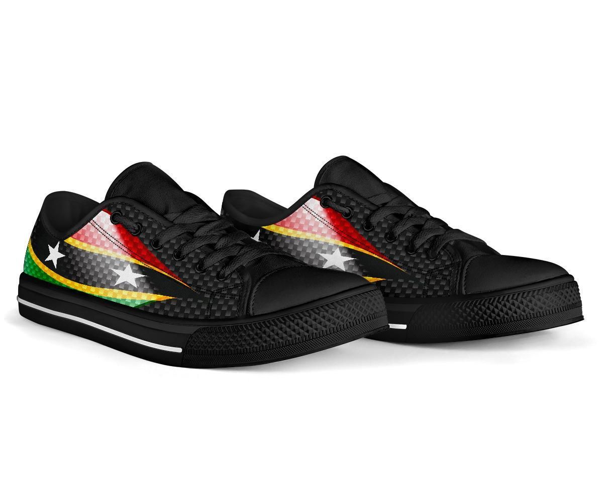 Saint Kitts and Nevis Low Top Shoes Saint Kitts and Nevis Flag RLT6