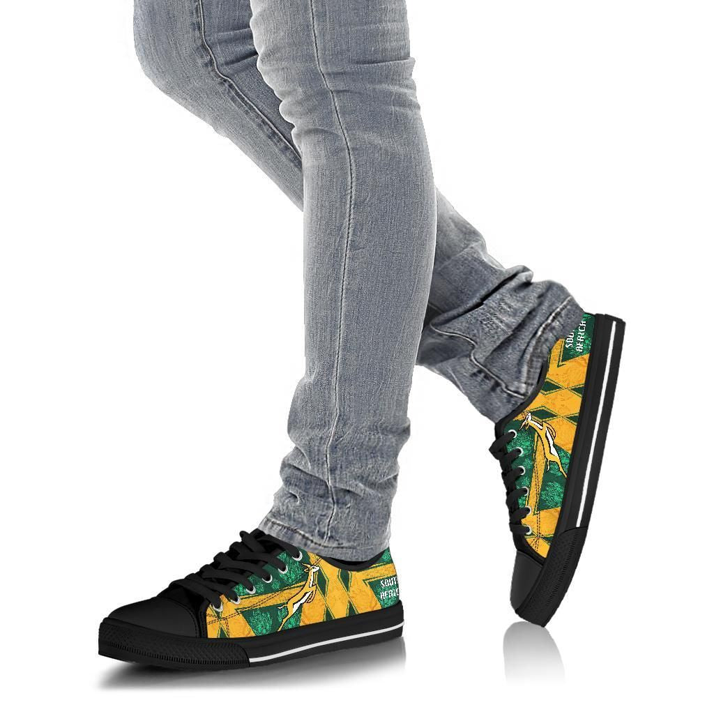 South Africa Low Top Shoes Springboks Rugby Be Fancy RLT8