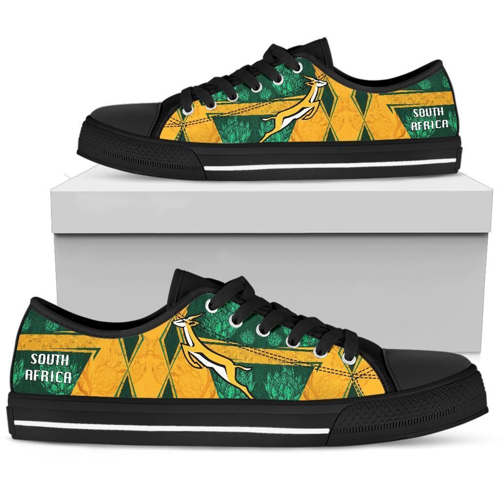 South Africa Low Top Shoes Springboks Rugby Be Fancy RLT8