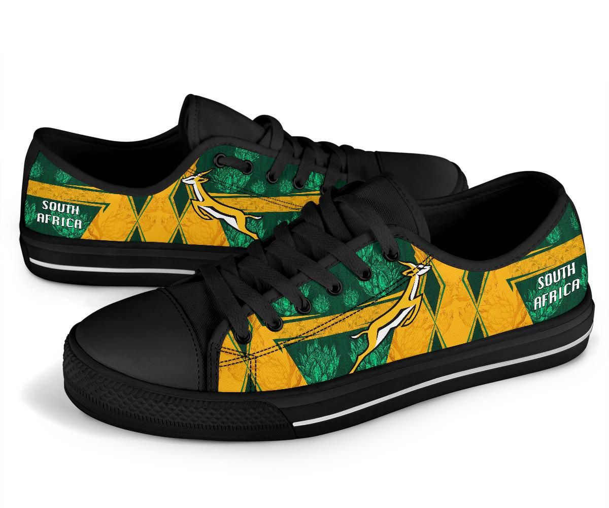 South Africa Low Top Shoes Springboks Rugby Be Fancy RLT8