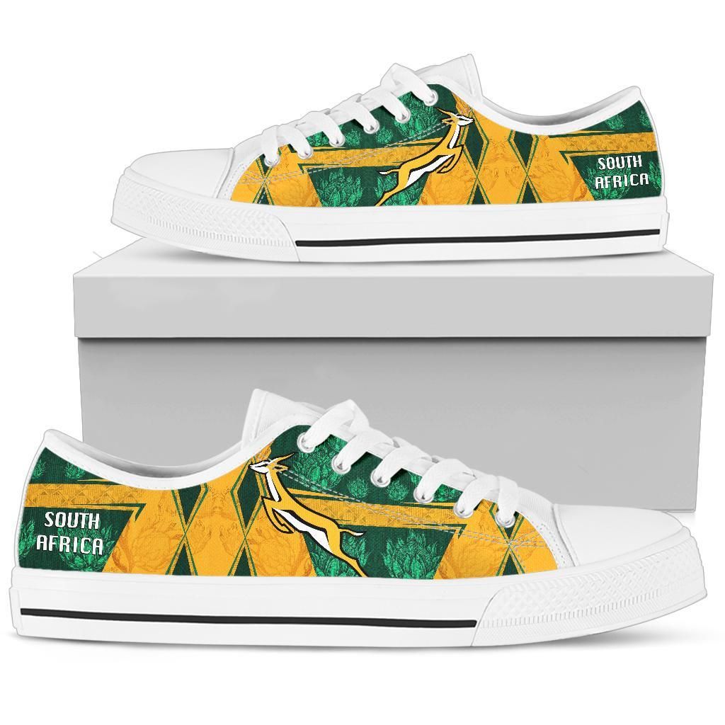 South Africa Low Top Shoes Springboks Rugby Be Fancy RLT8