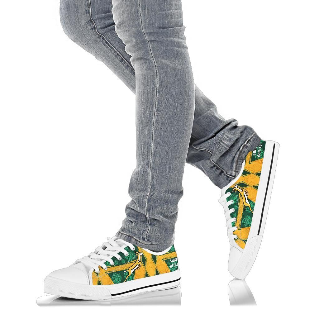 South Africa Low Top Shoes Springboks Rugby Be Fancy RLT8