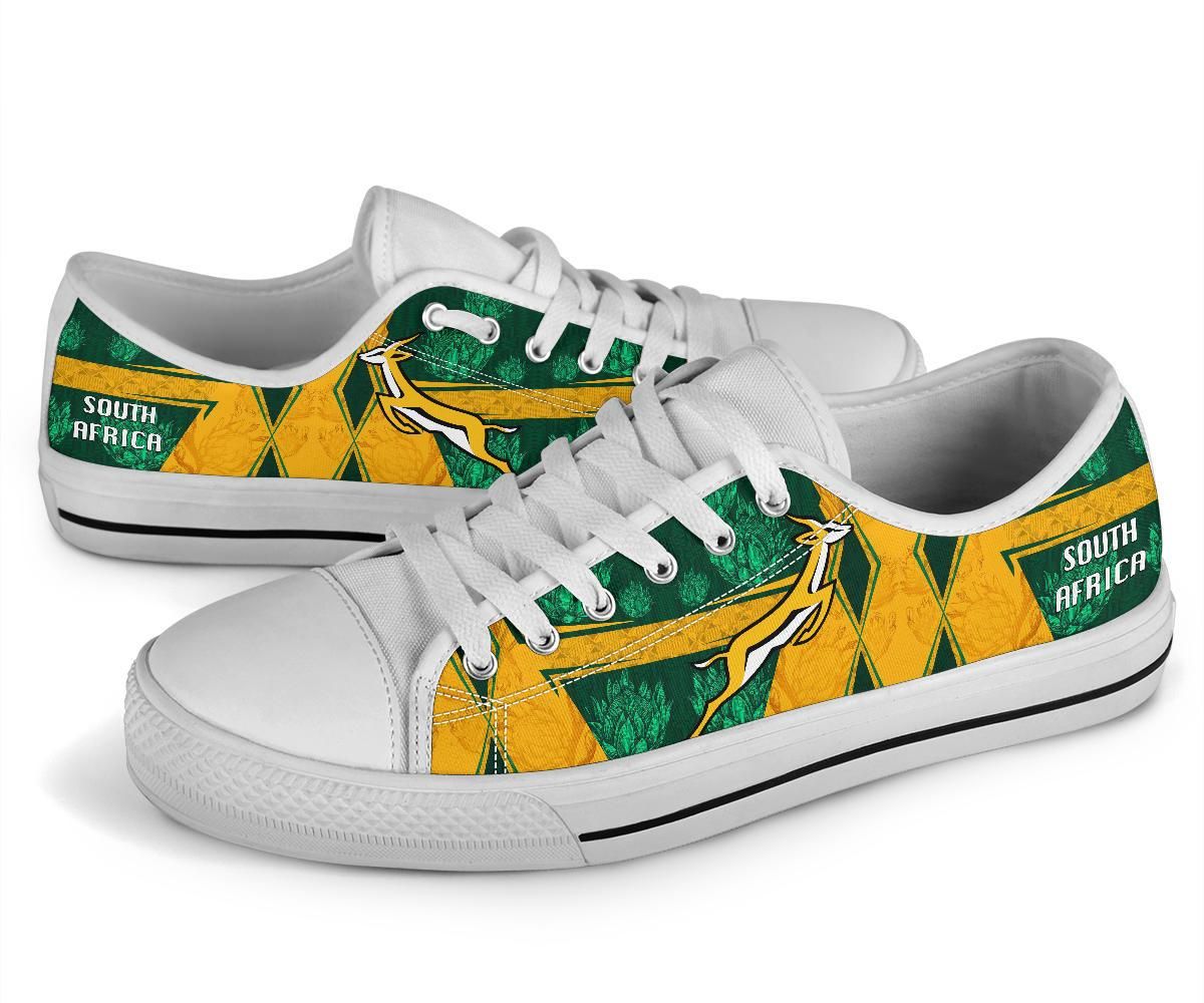 South Africa Low Top Shoes Springboks Rugby Be Fancy RLT8