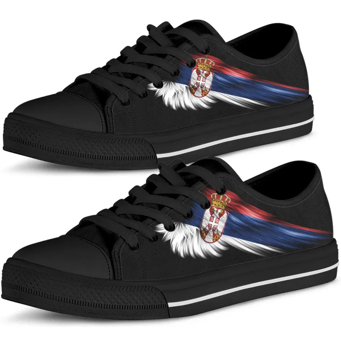 Serbia Wing Low Top Shoes Women/Men RLT7