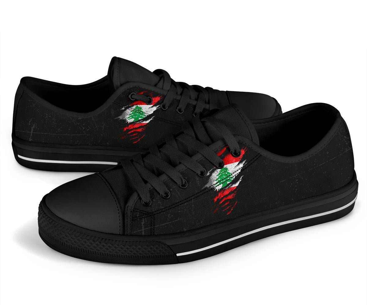 Lebanon In Me Low Top Shoes - Special Grunge Style RLT6