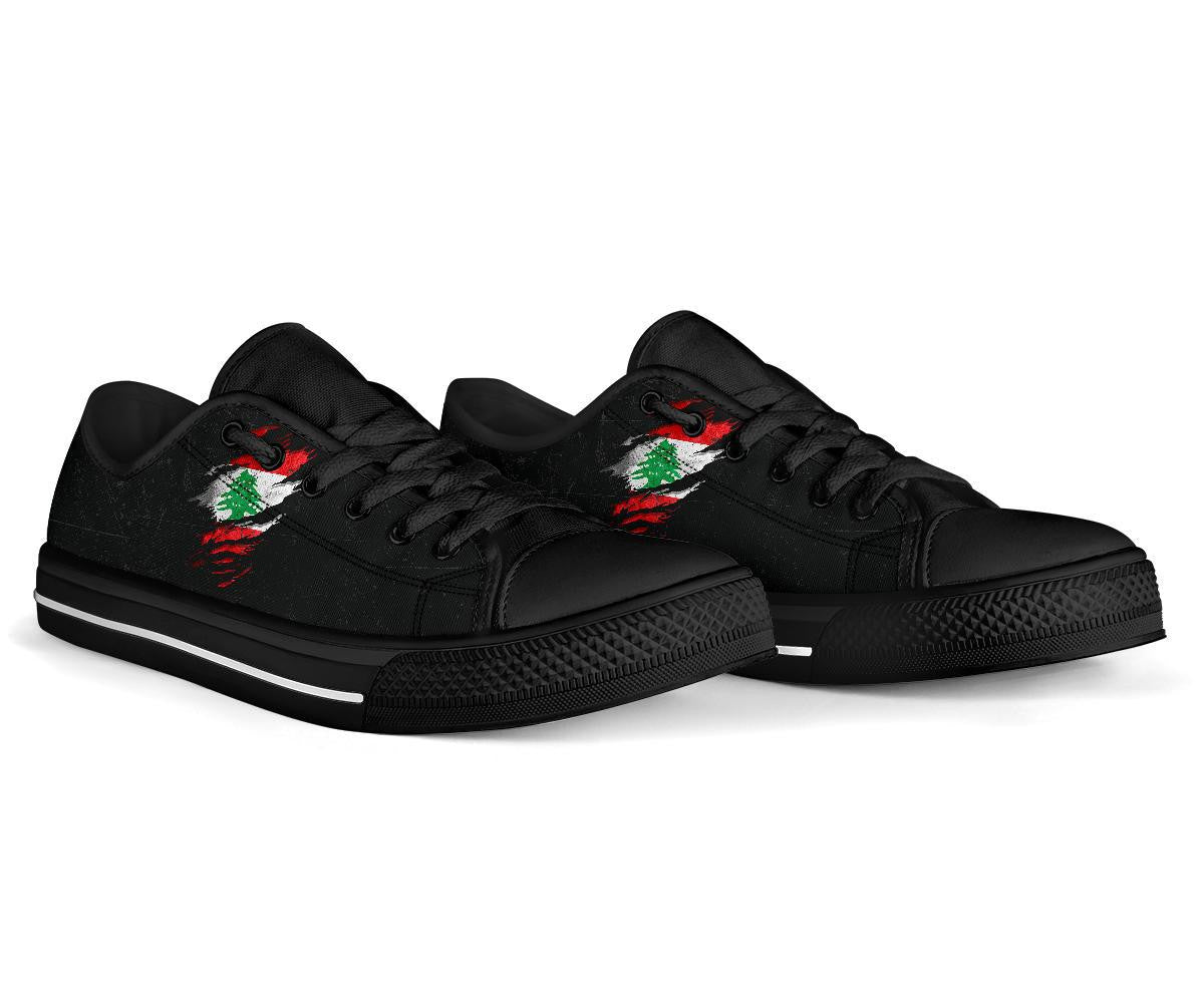 Lebanon In Me Low Top Shoes - Special Grunge Style RLT6