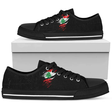 Lebanon In Me Low Top Shoes - Special Grunge Style RLT6