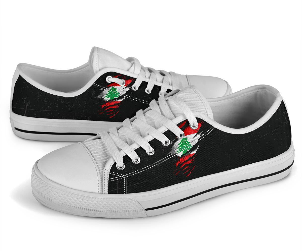 Lebanon In Me Low Top Shoes - Special Grunge Style RLT6