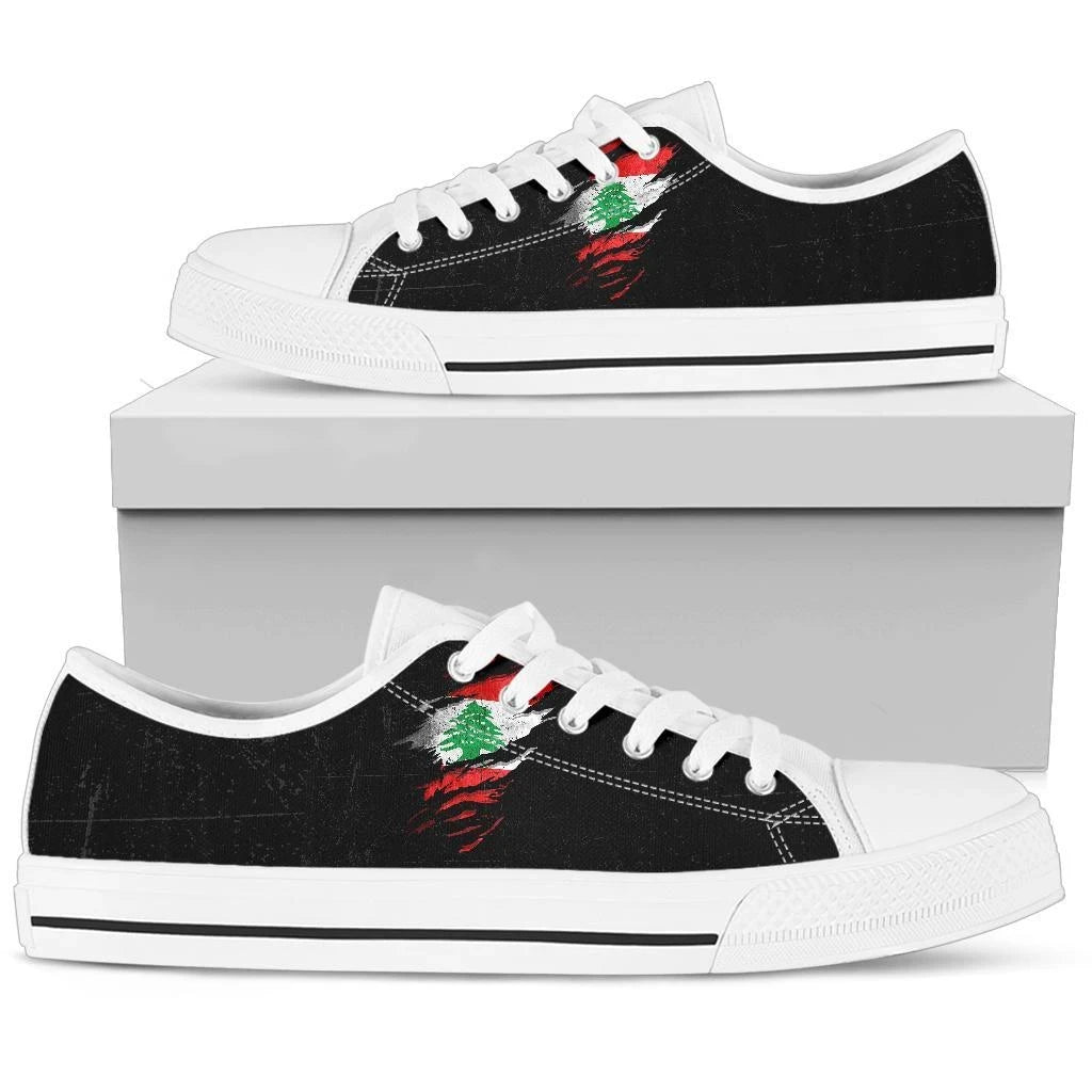 Lebanon In Me Low Top Shoes - Special Grunge Style RLT6