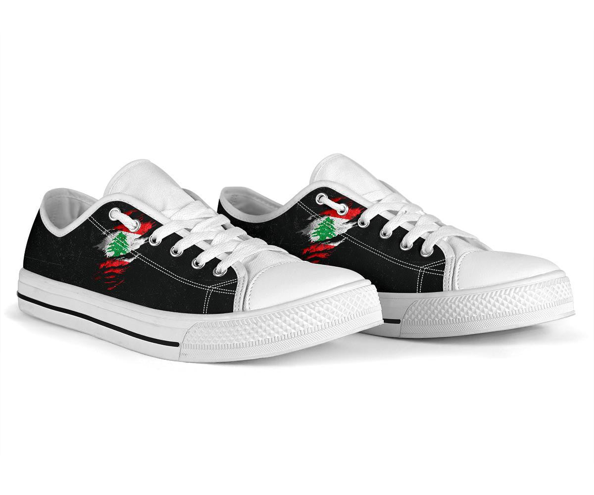 Lebanon In Me Low Top Shoes - Special Grunge Style RLT6