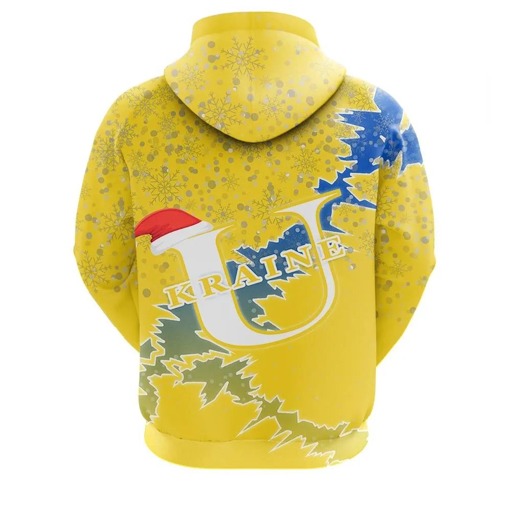 Ukraine Christmas Hoodie Coat Of Arms X Style RLT7