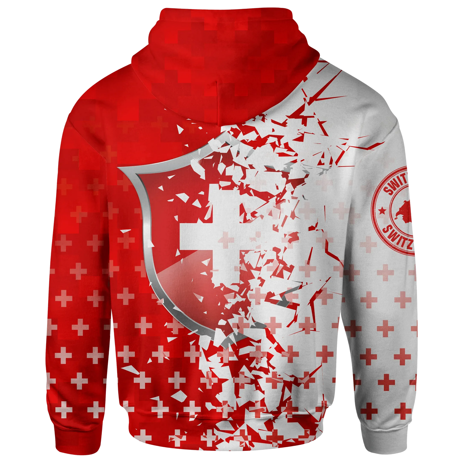 Switzerland Hoodie Swiss Shield RLT13