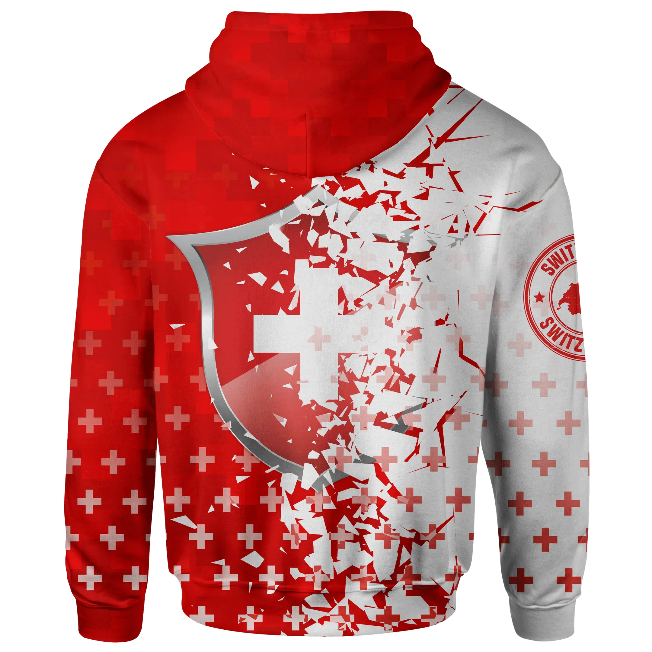 Switzerland Hoodie Swiss Shield RLT13