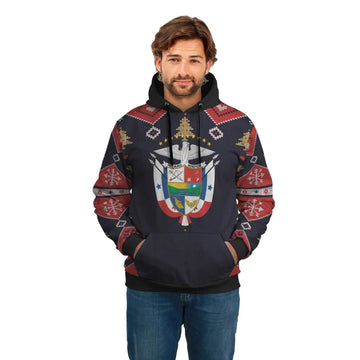 Panama Christmas Hoodie Santa Claus Ho Ho Ho RLT13