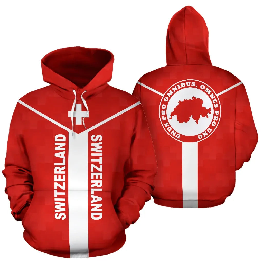 Switzerland Rising Pullover Hoodie RLT13