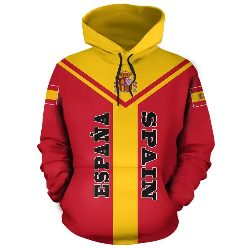 Spain Rising Pullover Hoodie RLT12