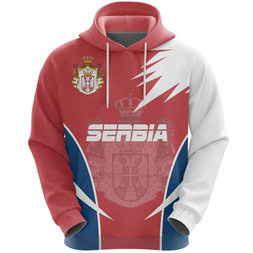Serbia Hoodie Serbia Active Hoodie RLT7