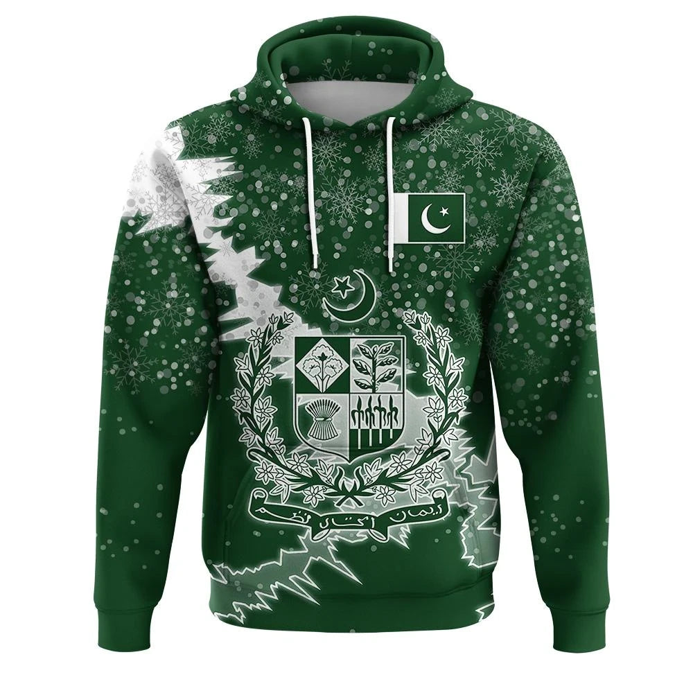Christmas Pakistan Hoodie Coat Of Arms X Style RLT13