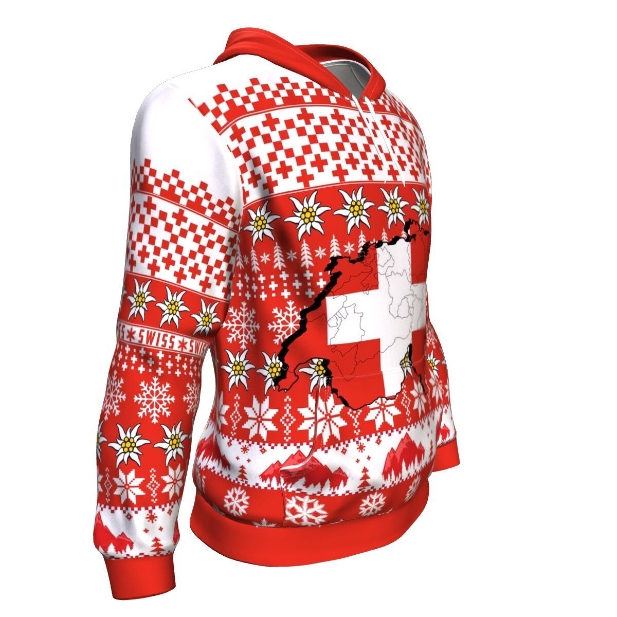 Switzerland Christmas Hoodie RLT13