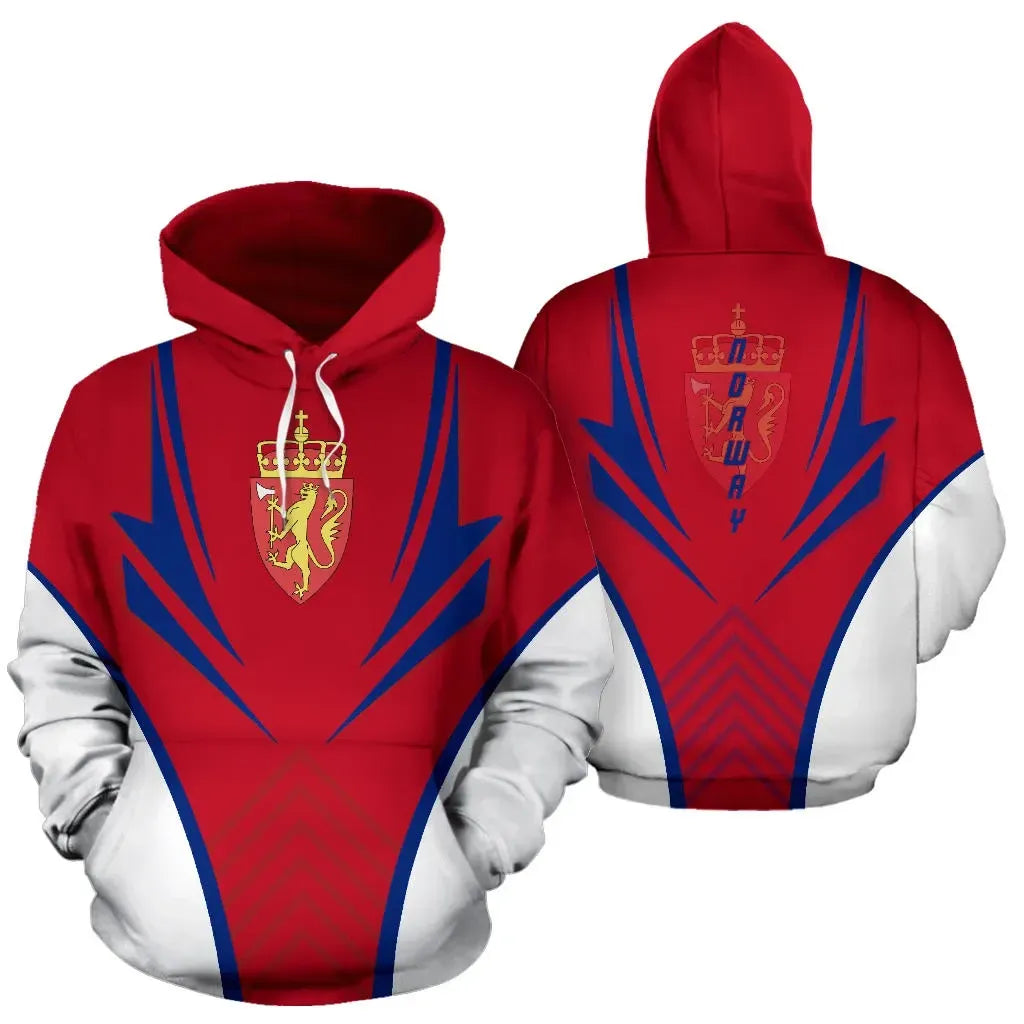 Norway Hoodie Coat Of Arms RLT7