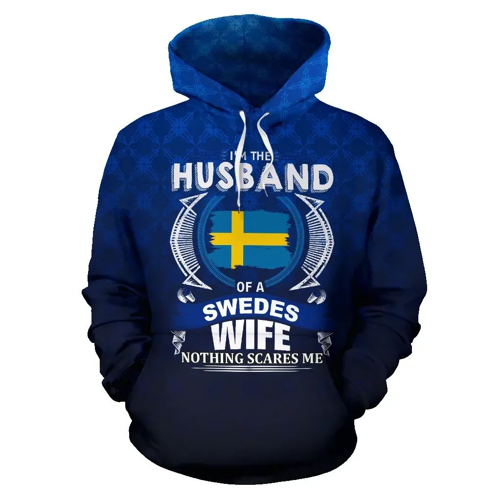 Sweden The Husband Of A Swedes Wife Hoodie RLT7