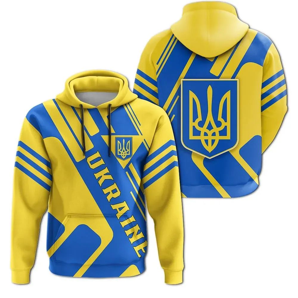 Ukraine Hoodie Coat Of Arms Rockie RLT7