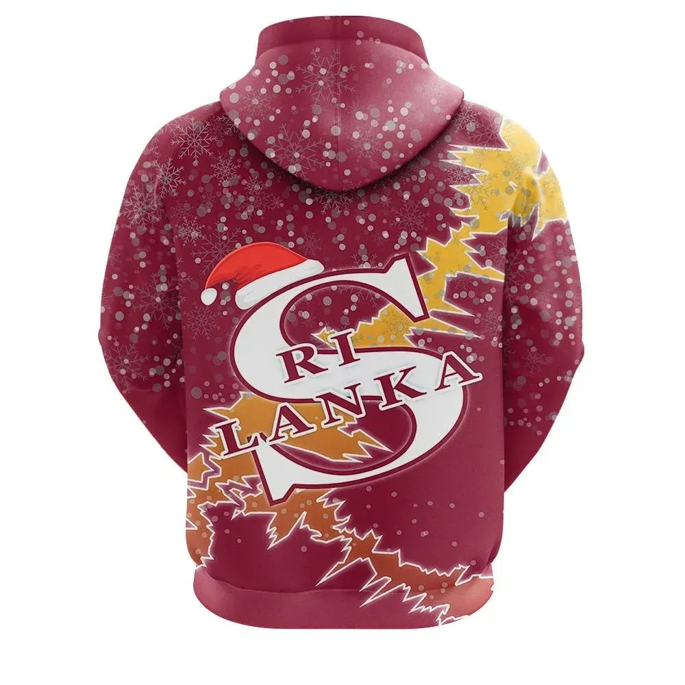 Sri Lanka Christmas Hoodie Coat Of Arms X Style RLT7