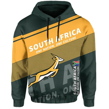 South Africa Hoodie Flag Motto Limited Style RLT8