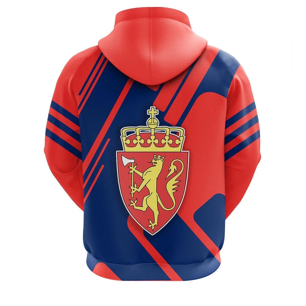 Norway Hoodie Coat Of Arms Rockie RLT7