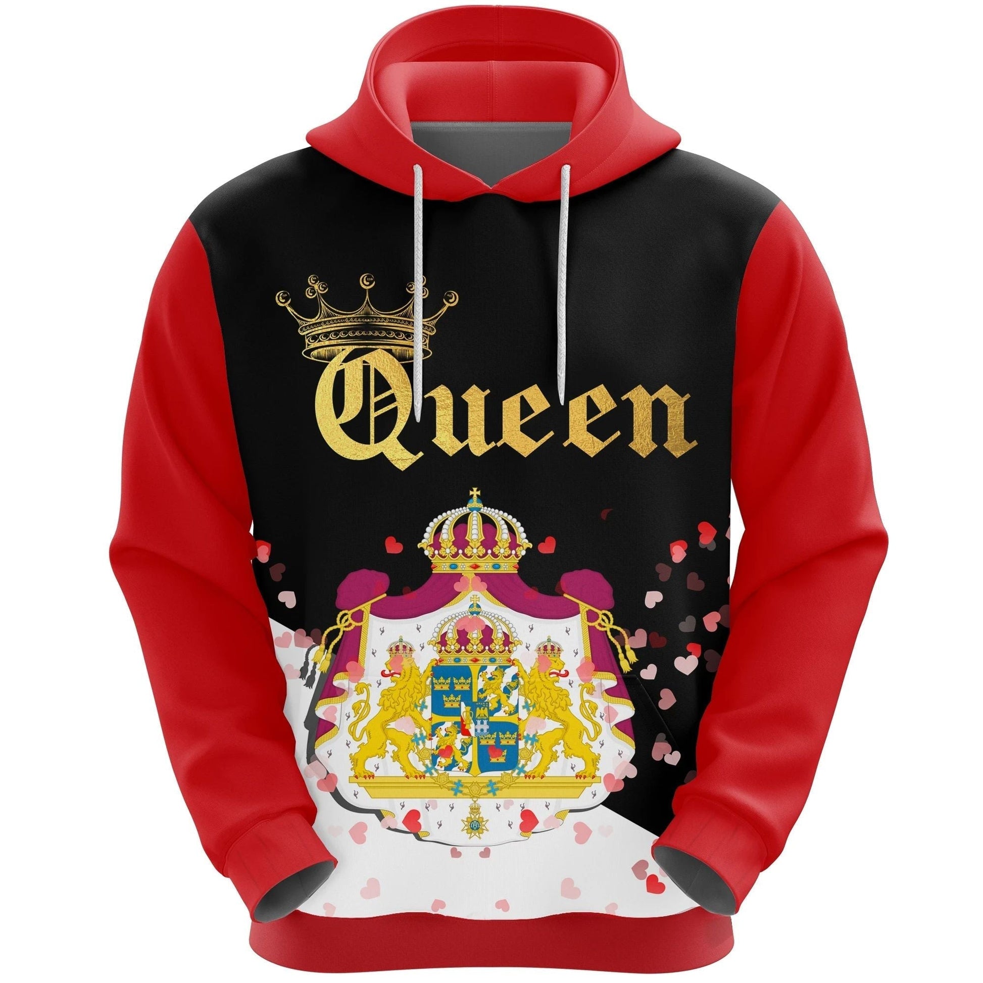 Sweden Queen Valentine Hoodie RLT7