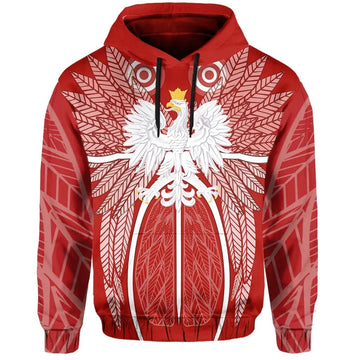 Poland Eagle Design Hoodie RLT7