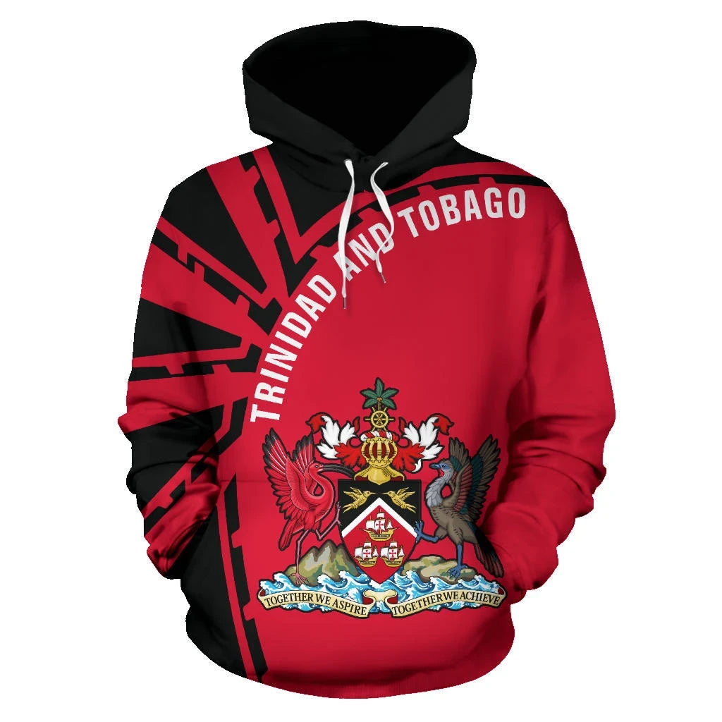 Trinidad and Tobago Hoodie Tornado 2 Style RLT6