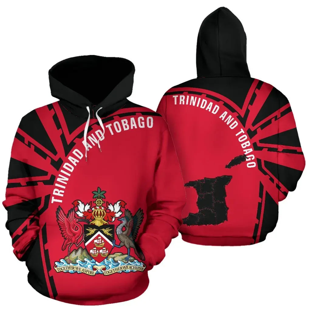 Trinidad and Tobago Hoodie Tornado 2 Style RLT6
