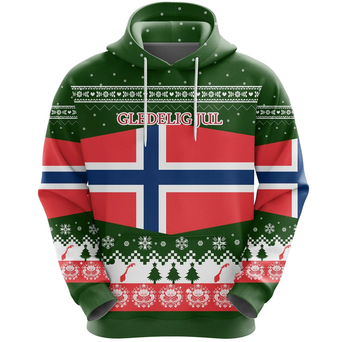 Norway Christmas Hoodie RLT7