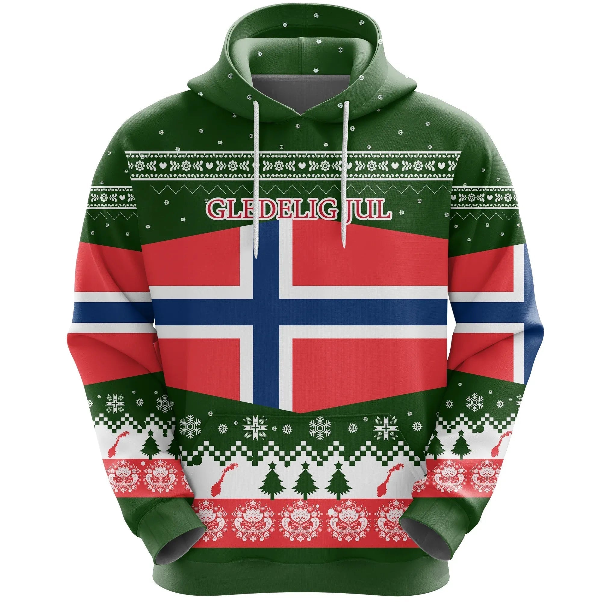 Norway Christmas Hoodie RLT7