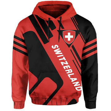 Switzerland Hoodie Coat Of Arms Kt Rolster Style RLT13