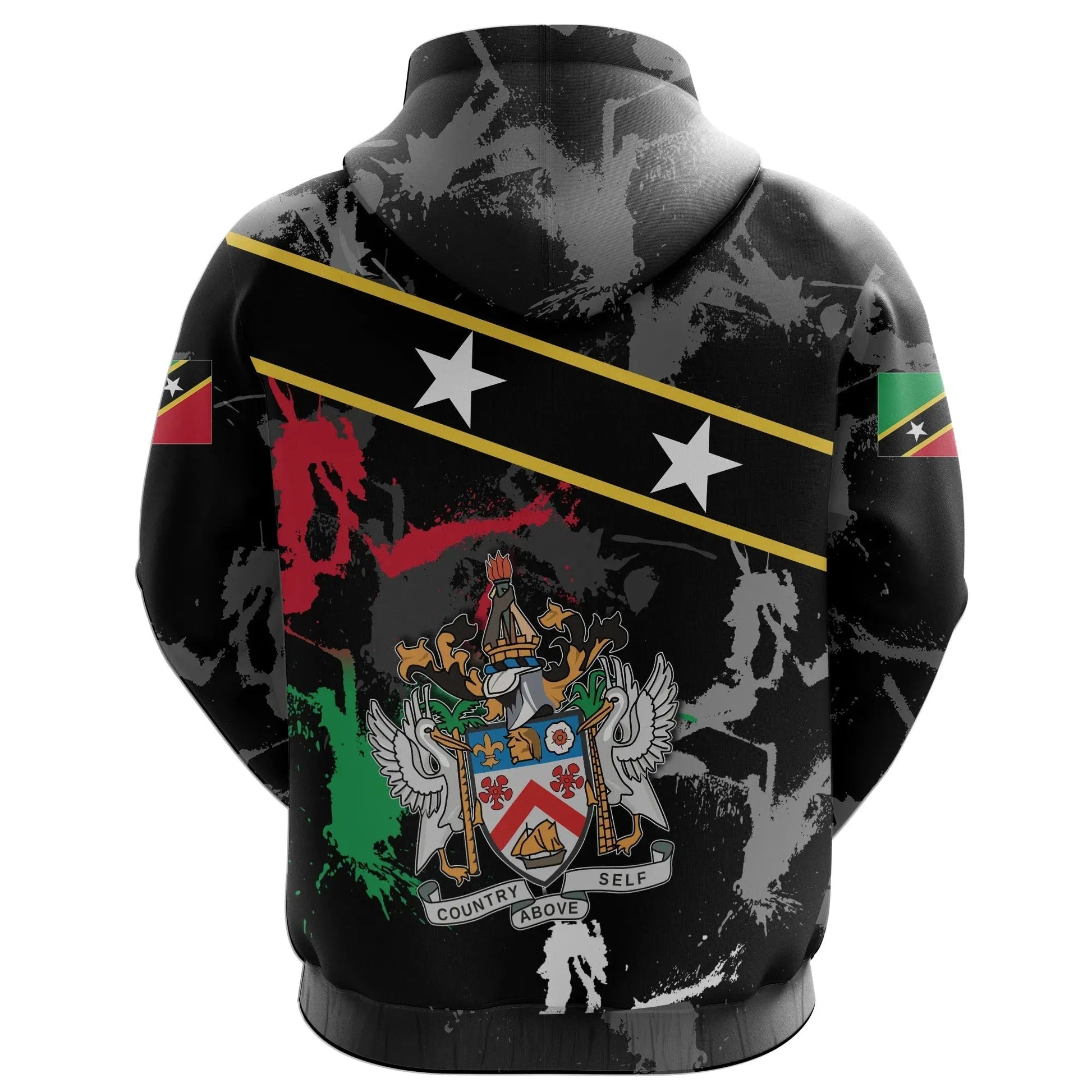 Saint Kitts and Nevis Hoodie Special Style With Stars RLT6