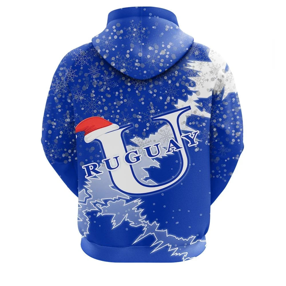 Uruguay Christmas Hoodie Coat Of Arms X Style8 RLT6