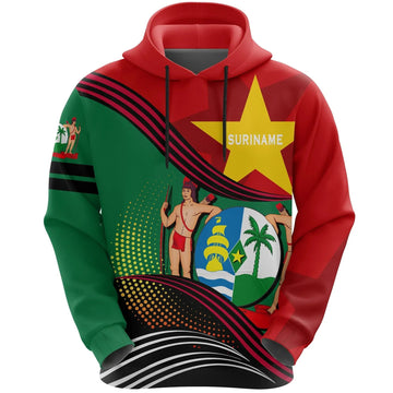 Suriname Hoodie Fall In The Wave RLT7