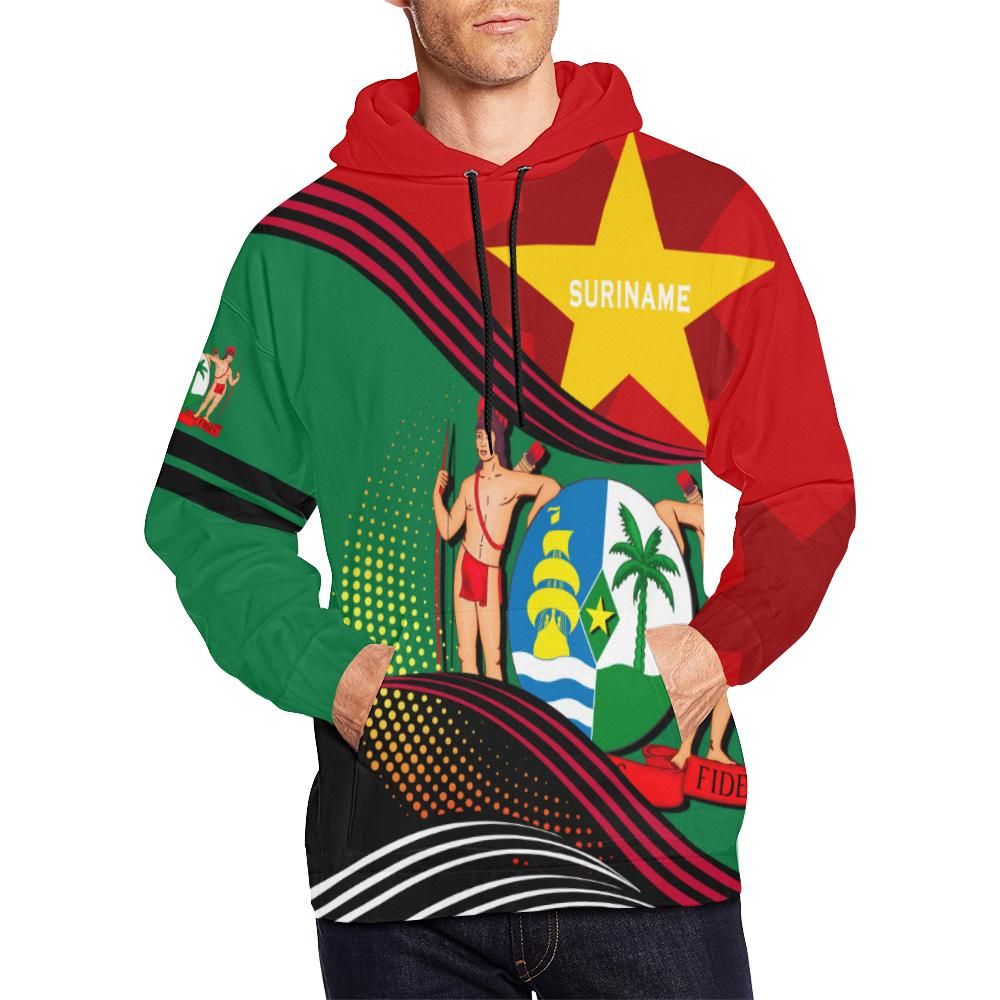 Suriname Hoodie Fall In The Wave RLT7