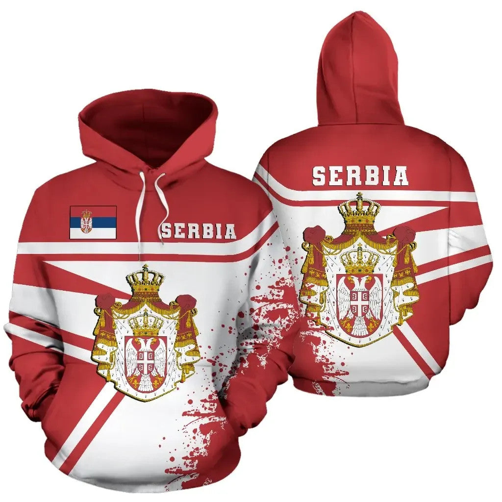Serbia Hoodie Painting Style RLT7