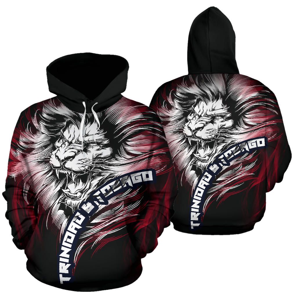 Trinidad and Tobago Lion Black Hoodie RLT6