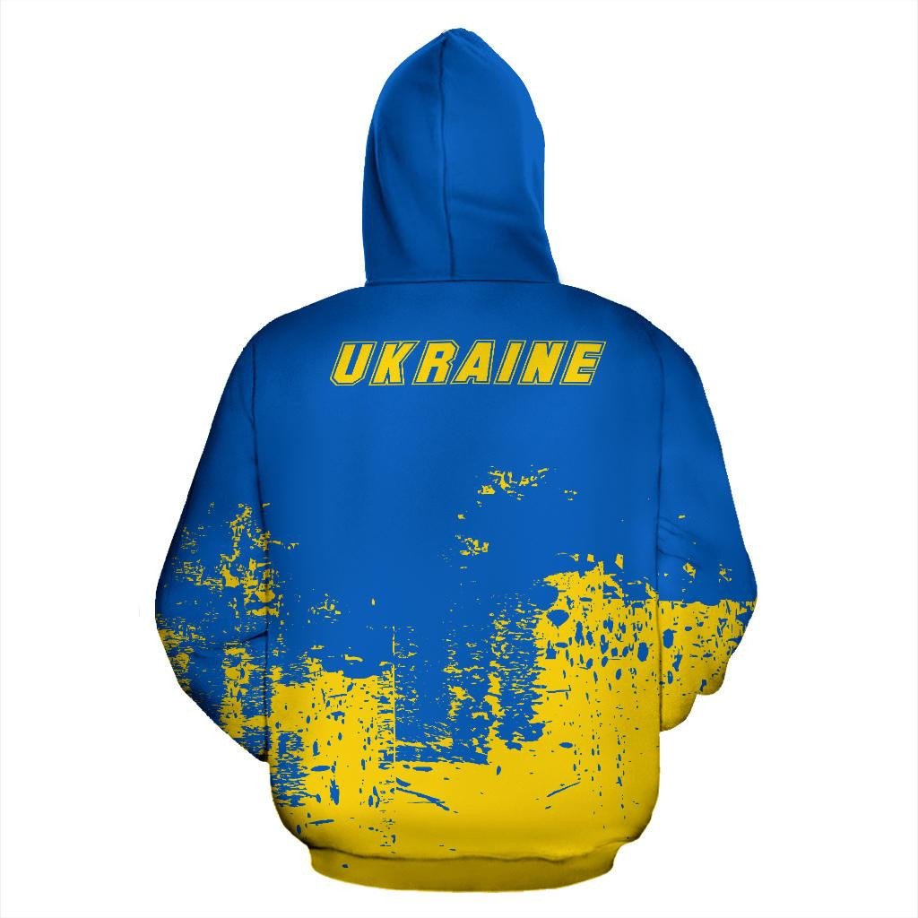 Ukraine All Over Hoodie Smudge Style10 RLT7