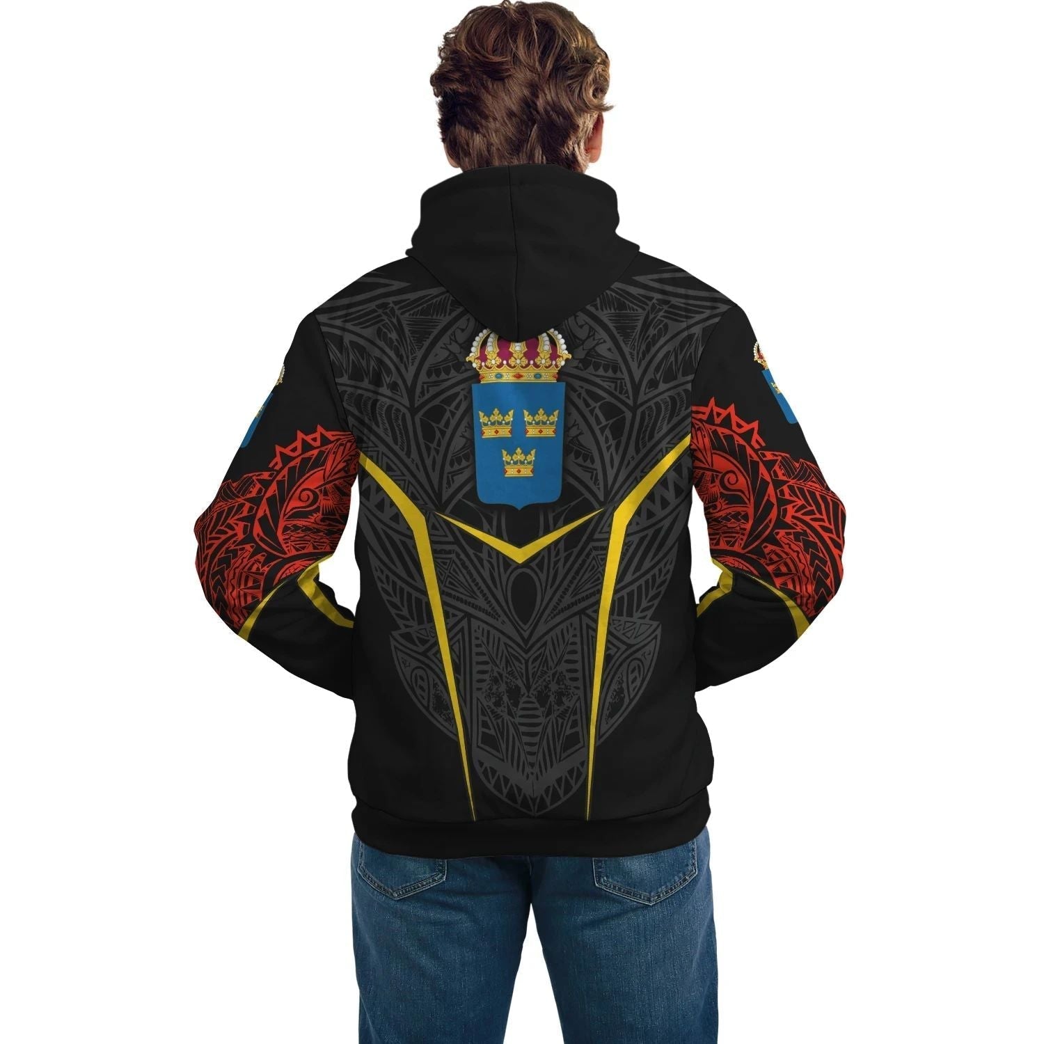 Sweden Unisex Hoodie Tribal Style RLT7