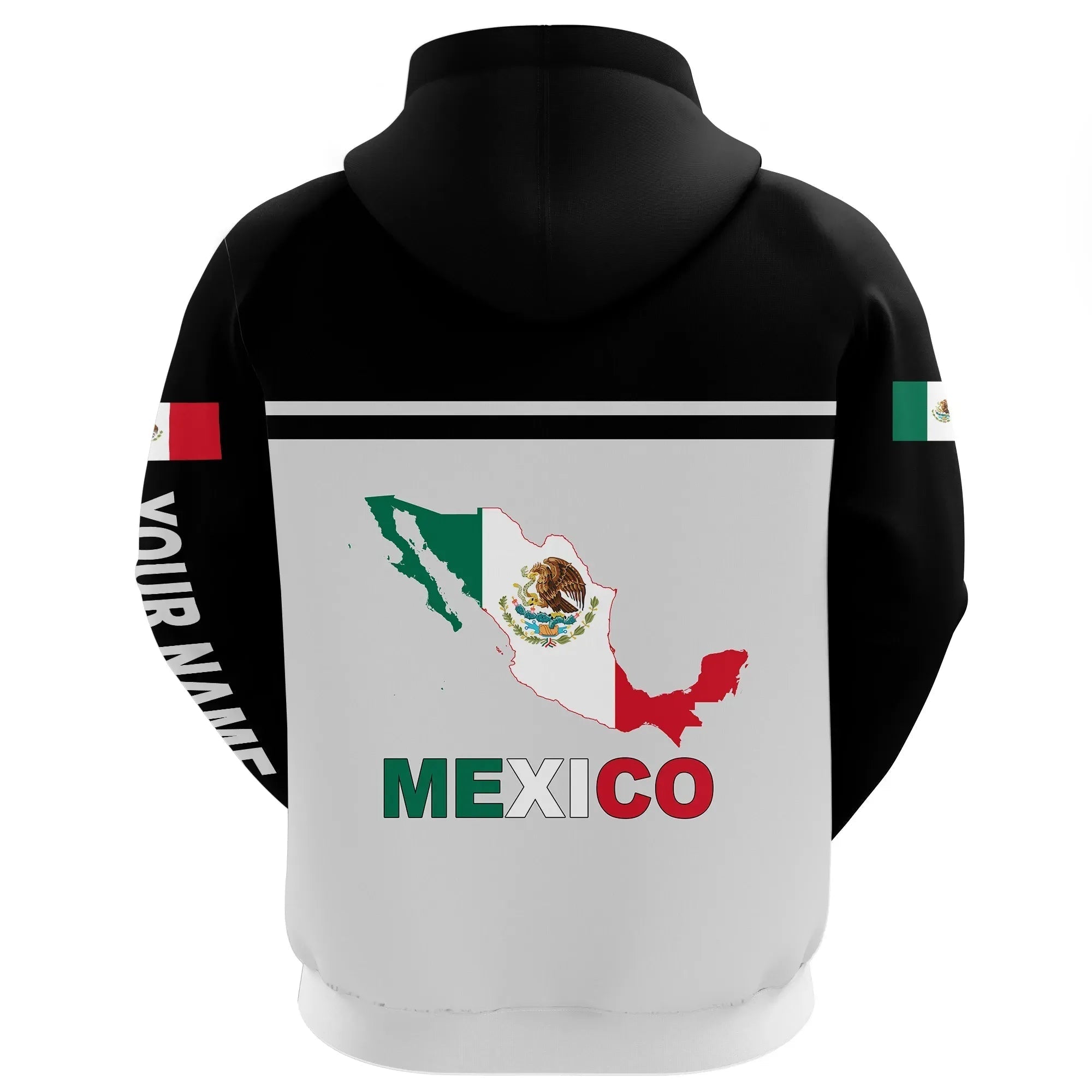 Custom Mexico Hoodie Coat Of Arms RLT13
