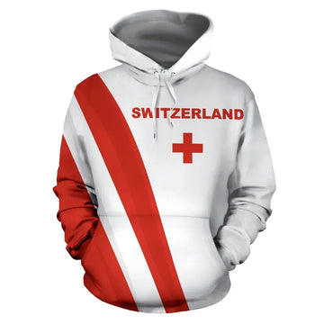 Switzerland Hoodie White RLT13