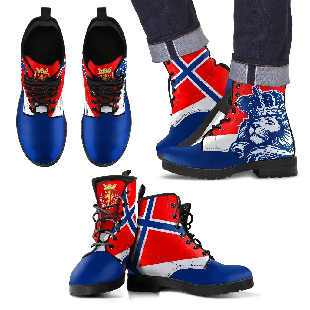 Norway Lion Leather Boots RLT7